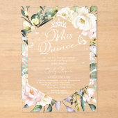 ミス・クリンス | バタフライボホフローラキンセアニラ アクリル招待状 (正面)