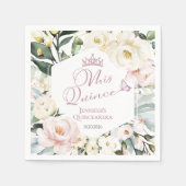 ミス・クリンス | ボホフローラフレームキンセアニラナプキンス スタンダードカクテルナプキン (正面)