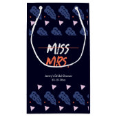 ミス・トゥ・ミセスのブライズシャワー スモールペーパーバッグ (裏面)