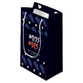 ミス・トゥ・ミセスのブライズシャワー スモールペーパーバッグ (正面アングル)