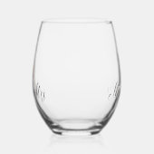 ミス・トゥ・ミセス ウォーターカラー ウェディングデーのドレス ステムなしワイングラス (左)