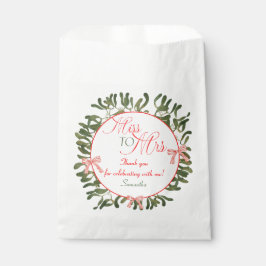 ミス・トゥ・ミセス・コケッティ ミストルツリー ブライダルシャワー フェイバーバッグ