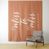 ミス・トゥ・ミセス バナー モダン ボヘミア バチェロレッテ タペストリー (インサイチュ)