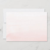 ミス・トゥ・ミセス パンパス グラス ピンク フローラル ブライダル シャワー 招待状 (裏面)