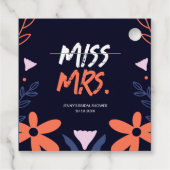 ミス・トゥ・ミセス ブライダルシャワー フェイバータグ (裏面)