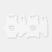 ミス・トゥ・ミセス ブライダルシャワー 追加 名前 日付 年 ボウ フェイバーボックス (折り畳みなし)