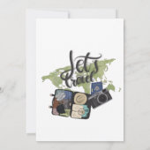 ミス・トゥ・ミセス マウンテン アドベンチャー トラベル ブライダル シャワー 招待状 (裏面)