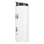 ミス・トゥ・ミセス モダン ブライダル シャワー タンブラー (回転右)