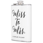 ミス・トゥ・ミセス モダン ブライダル シャワー フラスク (左)