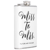 ミス・トゥ・ミセス モダン ブライダル シャワー フラスク (右)