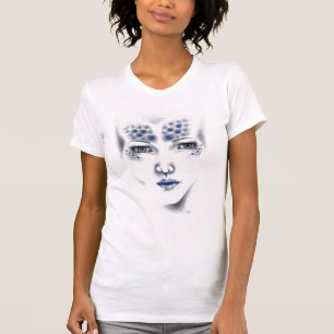 ミス・ユニバース エイリアン レディ サイエンス・フィクション ファンタジー ホラー アート Tシャツ