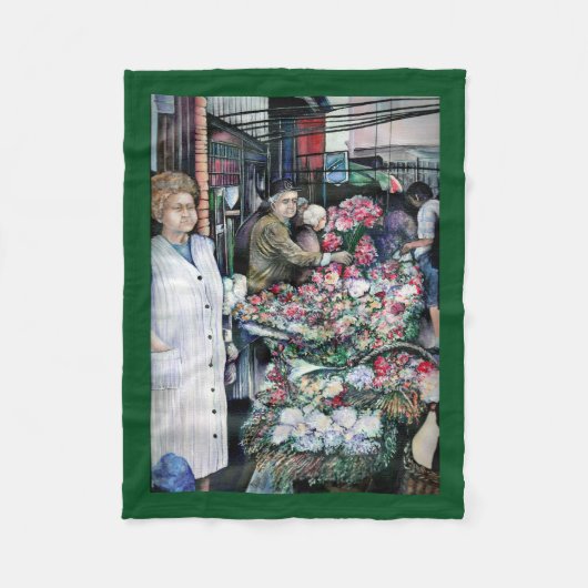 ミス・ロック・マーケットのマジック・モーメント フリースブランケット (正面)