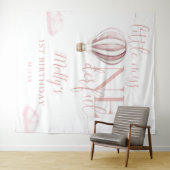 ミス・ワンダフルバルーン 1歳誕生日写真 背景 タペストリー (インサイチュ(横))