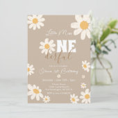 ミス・ワンダーフル・デイジーの花が誕生日を祝う 招待状 (スタンド正面)