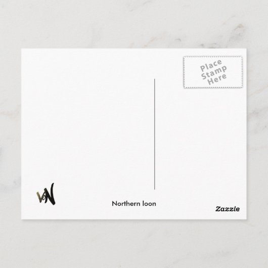 ミズウミガラス 3 ポストカード (裏面)