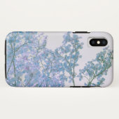 ミズキによっては紫色のラベンダーによって染められる自然の芸術が開花します Case-Mate iPhoneケース (裏面(横))