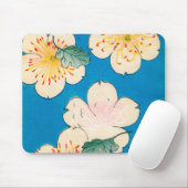 ミズキの花の色のWoodblockのプリント マウスパッド (マウス)