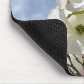 ミズキの花の賢いことわざ マウスパッド (コーナー)