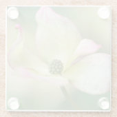 ミズキの花|のCornusのKousaの「失敗Satomi ガラスコースター (裏面)