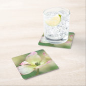 ミズキの花|のCornusのKousaの「失敗Satomi スクエアペーパーコースター (インサイチュ)