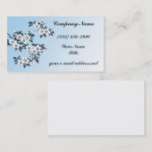 ミズキの花 名刺 (正面/裏面)