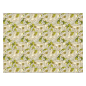 ミズキの花、春の自然の花柄の写真 テーブルクロス (正面(横))