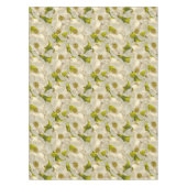 ミズキの花、春の自然の花柄の写真 テーブルクロス (正面)