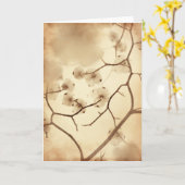 ミズキの集り カード (黄色い花)