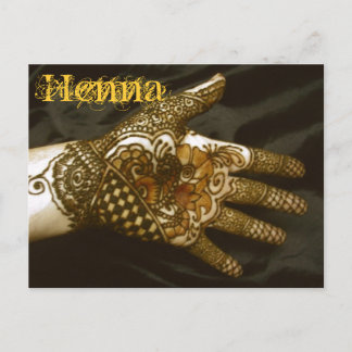 ミズキのHenna手 ポストカード