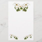 ミズキは静止した咲きます 便箋