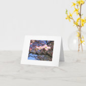 ミズキ木Notecard カード (黄色い花)