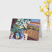 ミズキ カード (黄色い花)