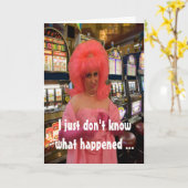 ミズコットン忘れ! カード (黄色い花)