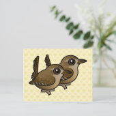 ミズゴハシウタツのペア ポストカード (スタンド正面)