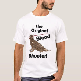 ミズチューサギボシトカゲ オリジナル ブラッドシューター 爬虫類 パーティー Tシャツ