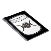 ミズティカル魔法ムーンズトリプル女神メイソンジャー ノートブック (右側)