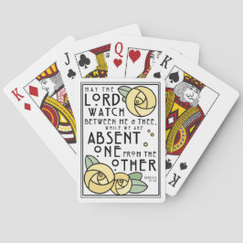 ミズパ |アールヌーボーイエローローズ トランプ