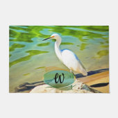 ミズマロヤ川にクレーン0335 ドアマット (正面)