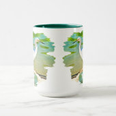 ミズマロヤ川にクレーン0335 マグカップ (中央)