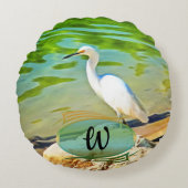 ミズマロヤ川にクレーン0335 ラウンドクッション (正面)