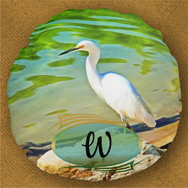 ミズマロヤ川にクレーン0335 ラウンドクッション