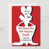 ミズモデスティドラッグクイーン誕生日招待状 招待状 (裏面)