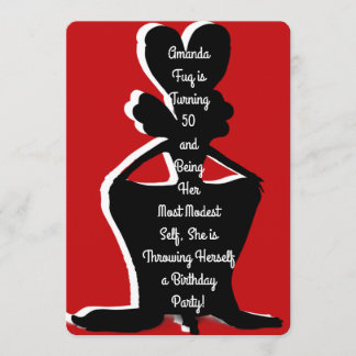 ミズモデスティドラッグクイーン誕生日招待状 招待状