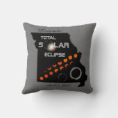 ミズリ太陽のー日食枕 クッション (裏面)