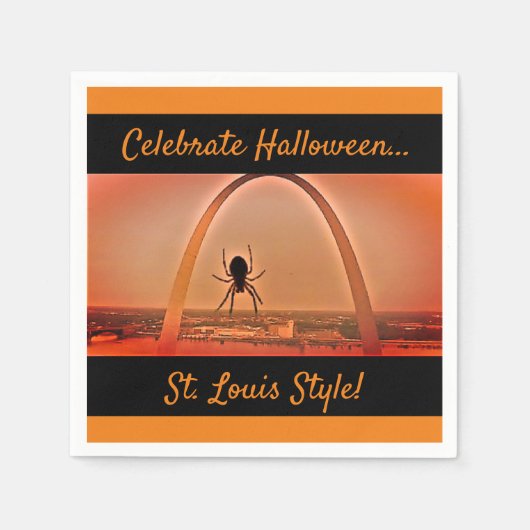 ミズーリおもしろい – カクテル&パーティーナプキンス スタンダードカクテルナプキン (正面)