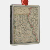 、ミズーリおよびアーカンソーイリノイ州 メタルオーナメント (右)