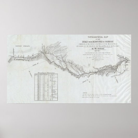 ミズーリからオレゴンまでの道4 ポスター (正面)