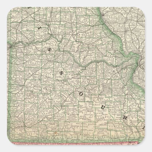 ミズーリとアーカンソー スクエアシール (正面)