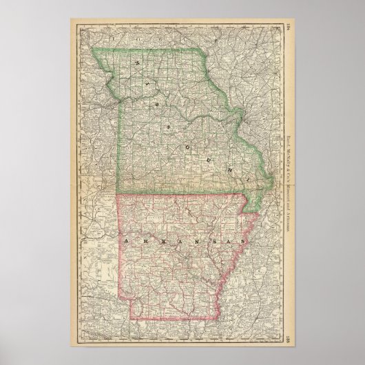 ミズーリとアーカンソー ポスター (正面)