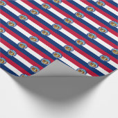 ミズーリのタイル張りのパターンを設計する ラッピングペーパー (角)